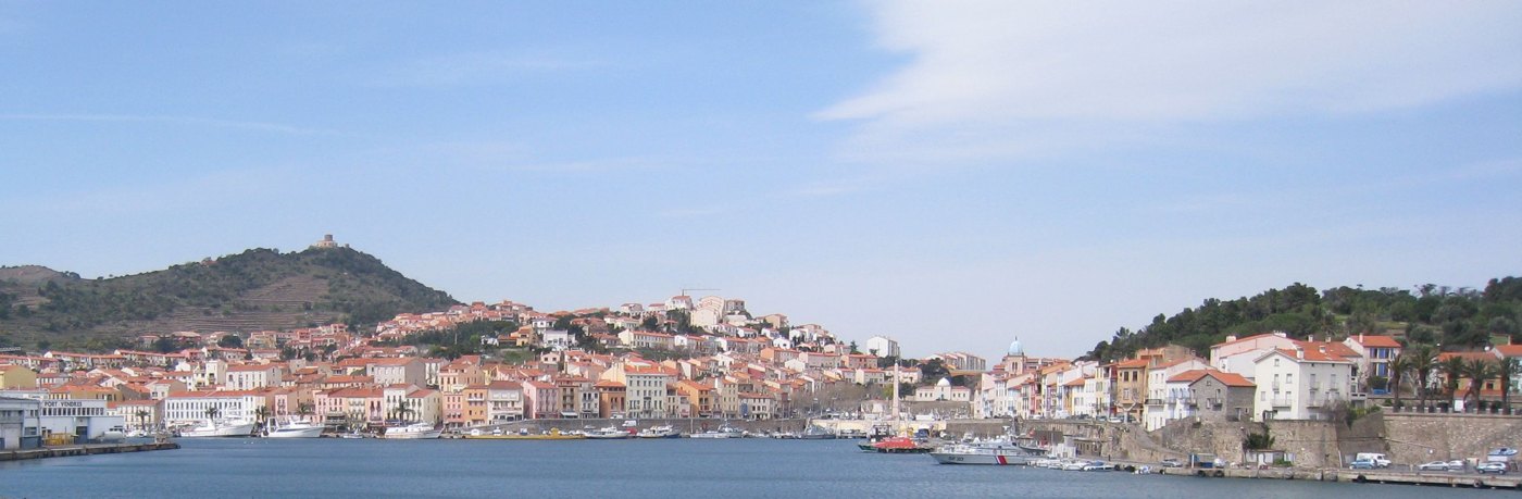 Vue panoramique du port de Port-Vendres